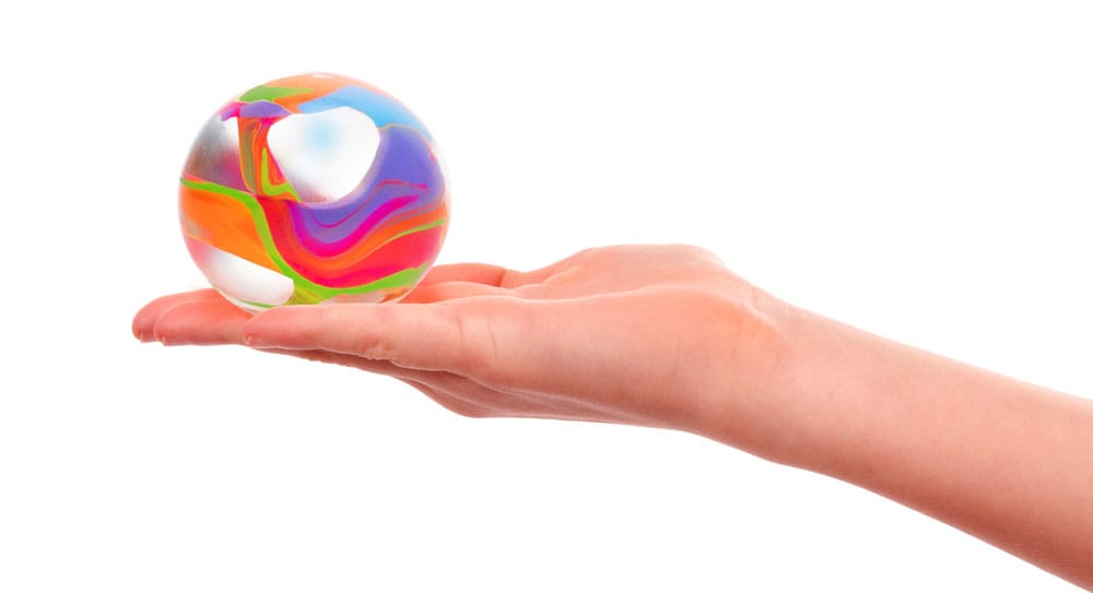NeeDoh présentoir figurines anti-stress Marbleez Ball 7 cm  (6)