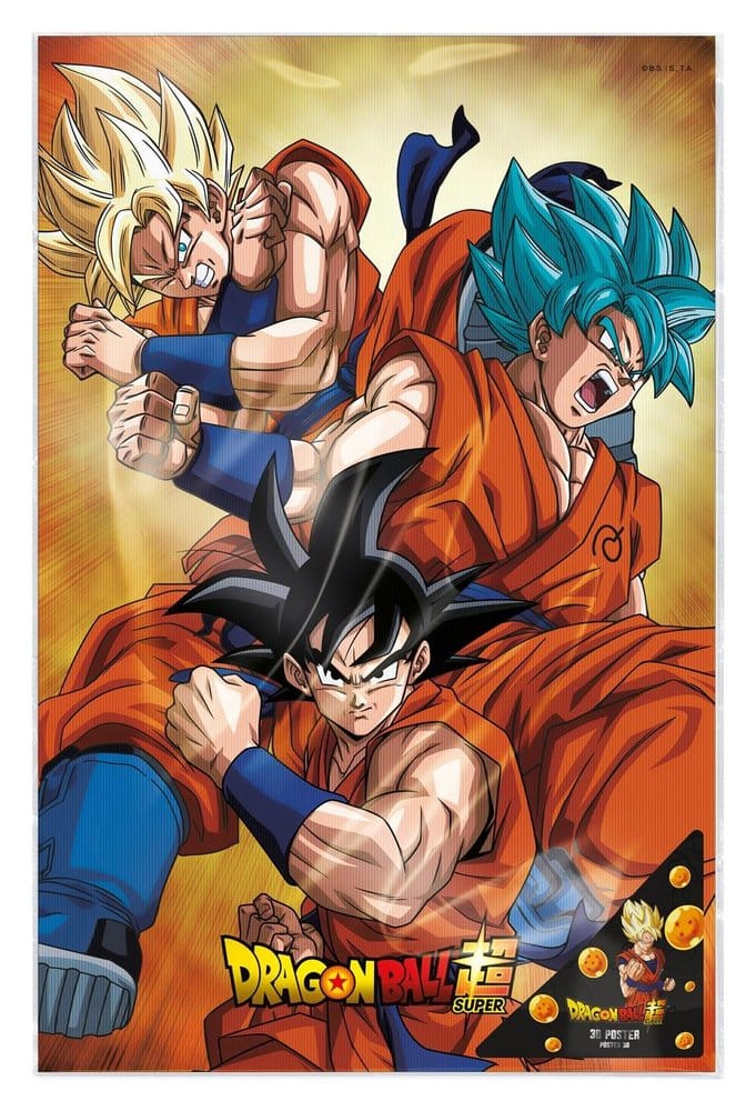 Dragon Ball Super 3D Affiche Champa Goku 38 x 58 cm