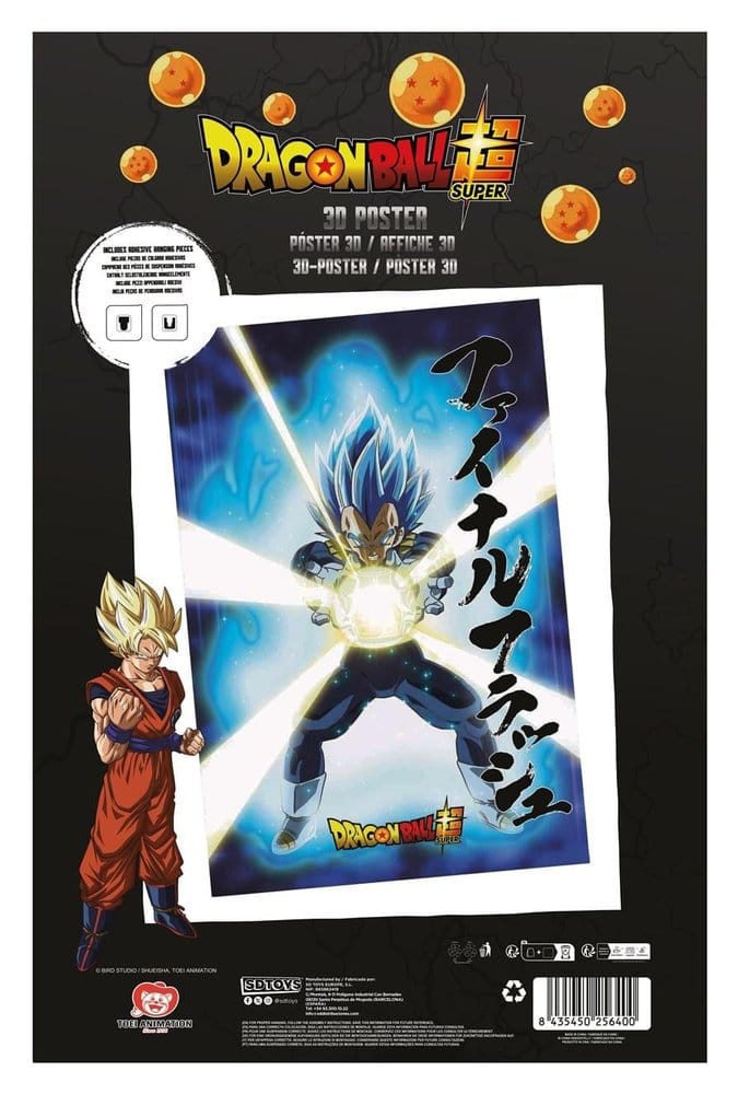 Dragon Ball Super 3D Affiche Survival Vegeta 38 x 58 cm