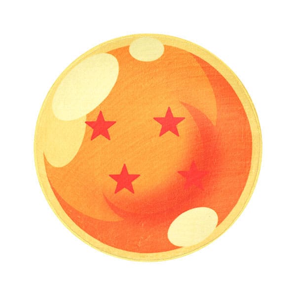 Dragon Ball Tapis d'intérieur 4 Stars Ball 60 x 60 cm