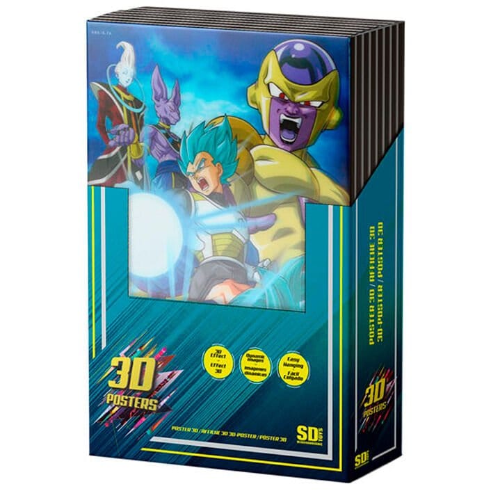 Dragon Ball assortiment 3D Affiche Dragon Ball & Dragon Ball Super 38 x 58 cm (14)