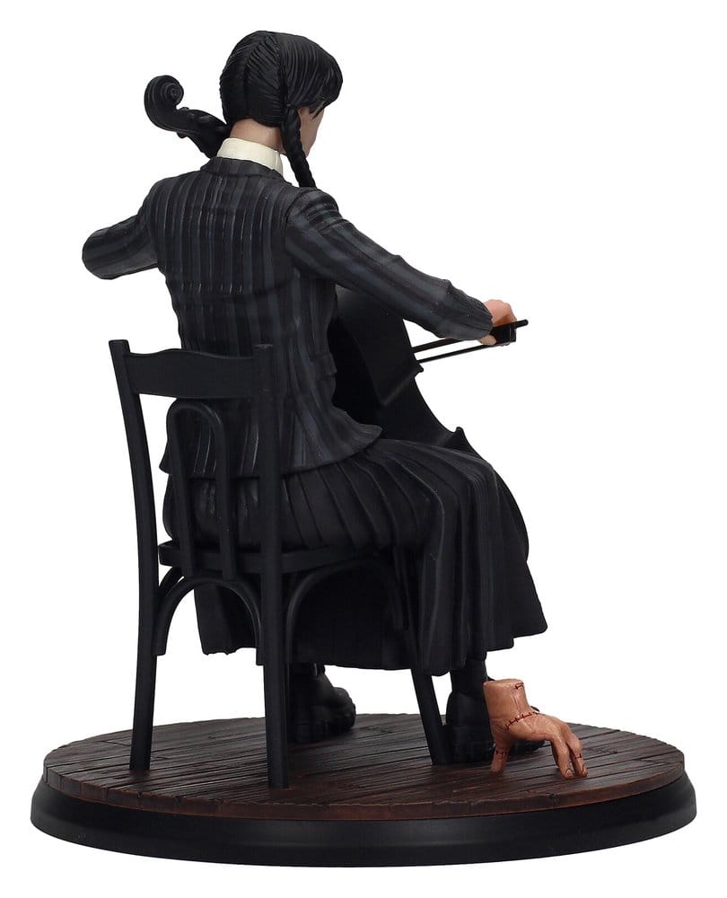 Wednesday Figurine de Violoncelle avec Porte-clés Figuratif 20 cm