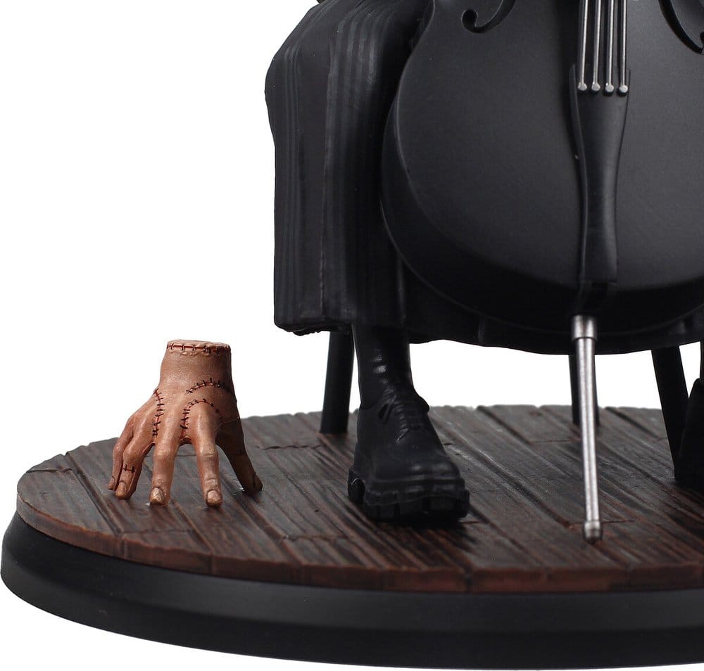 Wednesday Figurine de Violoncelle avec Porte-clés Figuratif 20 cm