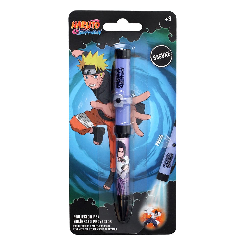 Naruto Shippuden stylo à bille projecteur Sasuke