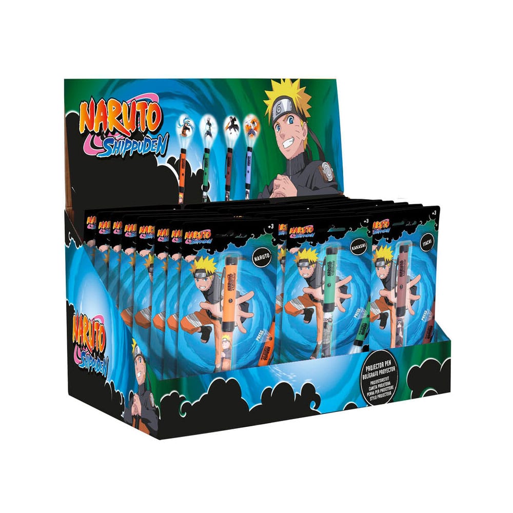 NarNaruto Shippuden stylo à bille projecteur Présentoir (24)