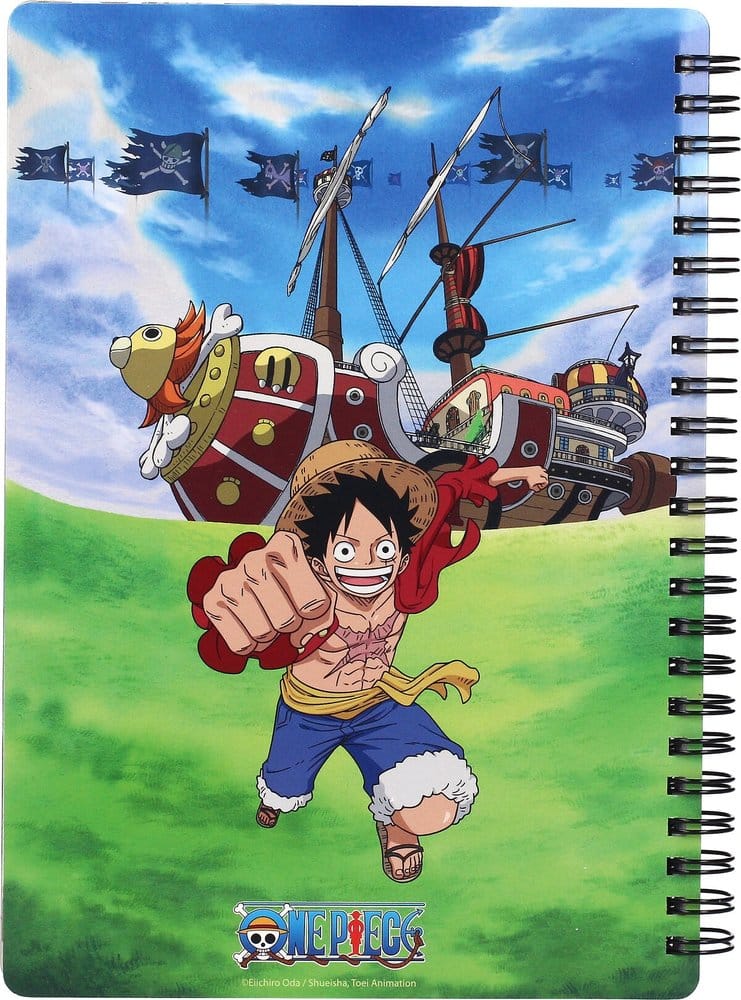 One Piece Carnet Effet 3D Group 5 21 x 15 cm