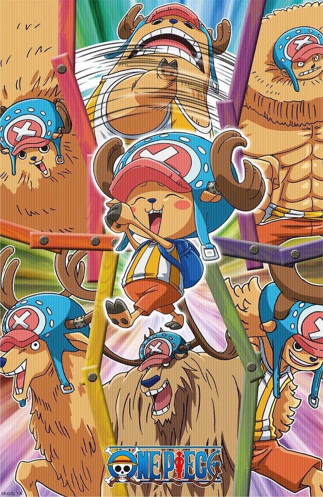 One Piece Poster 3D Chopper 38 x 58 cm