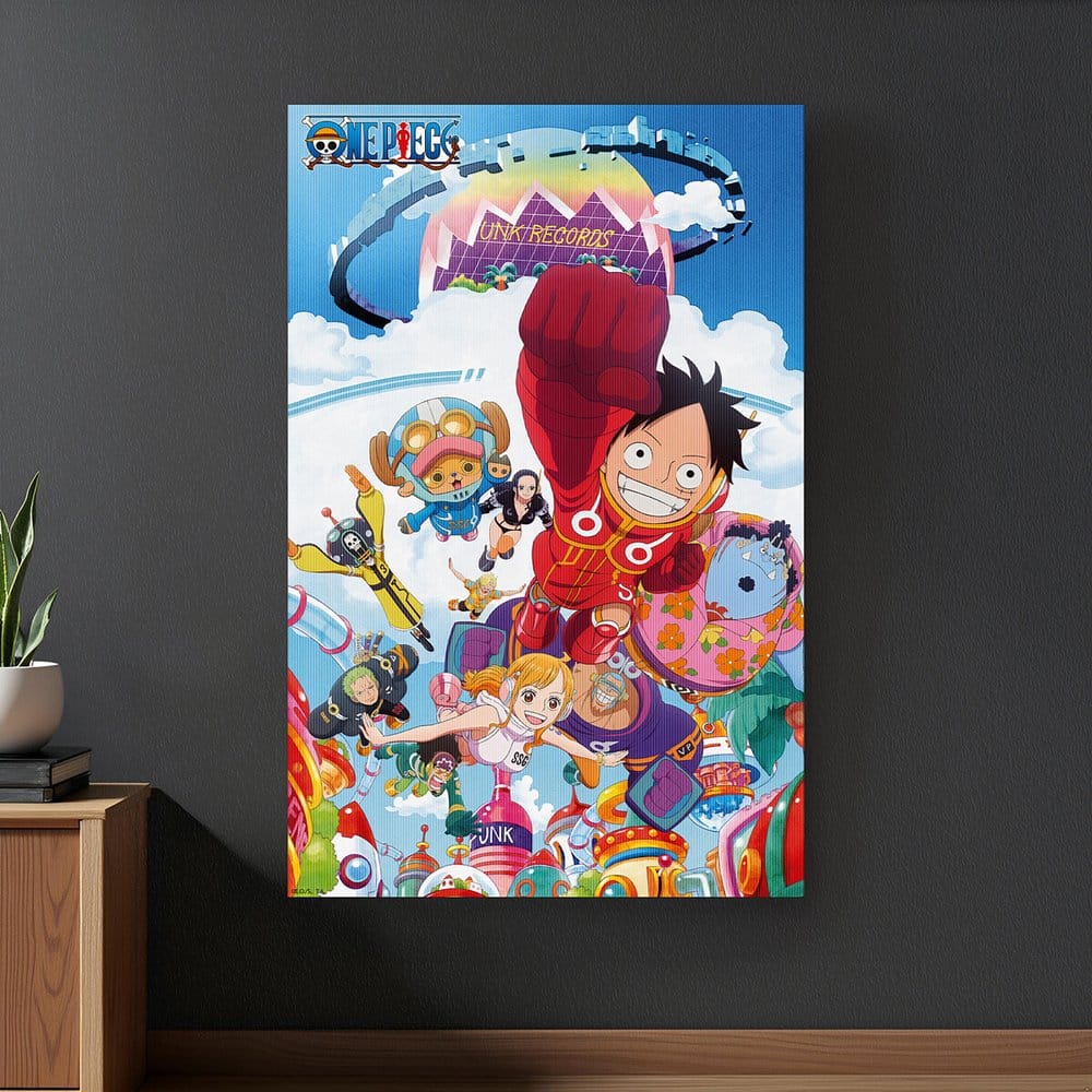 One Piece Poster 3D Punk Records 38 x 58 cm