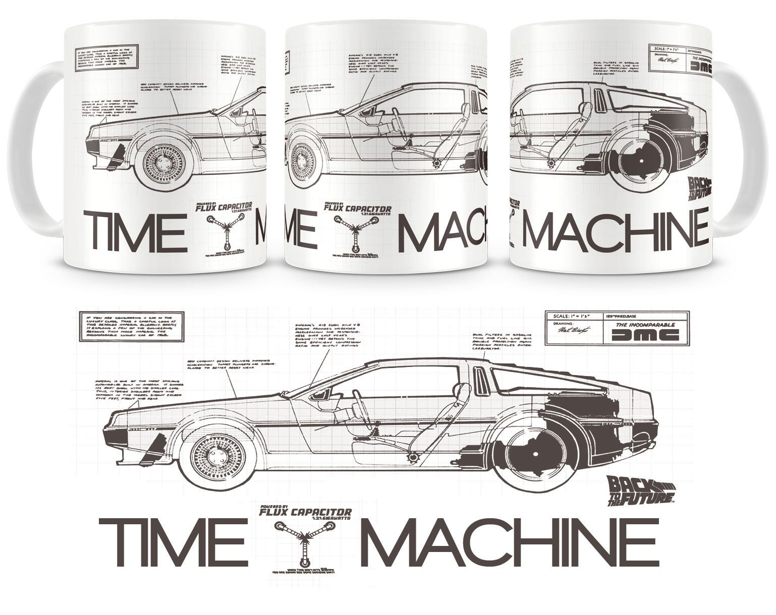 Retour vers le Futur mug Time Machine