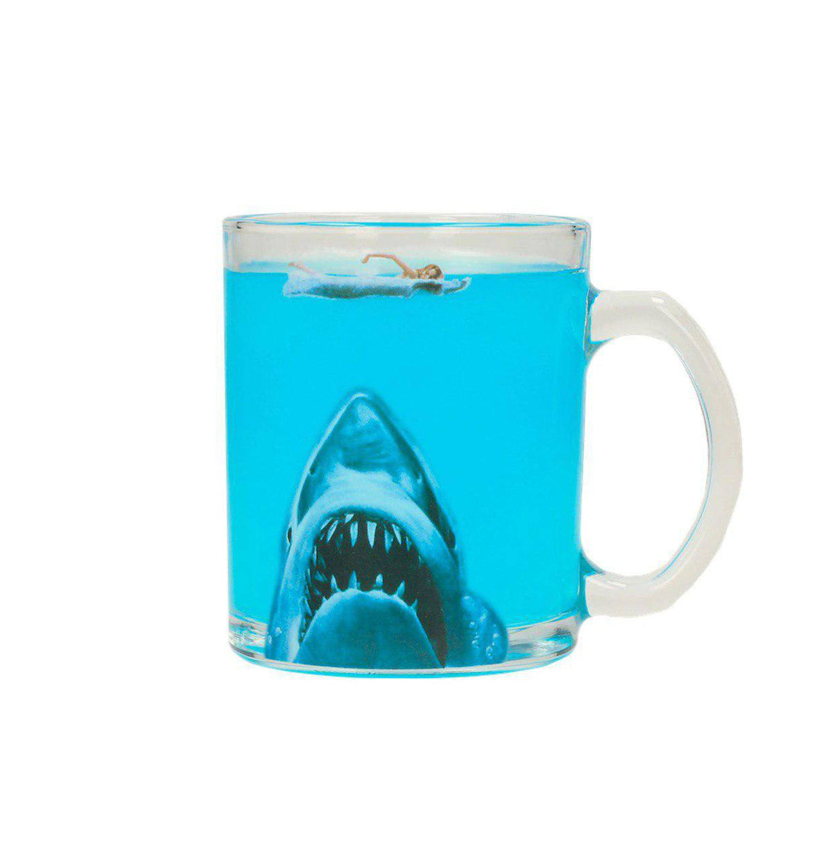 Les Dents de la mer tasse en verre Poster