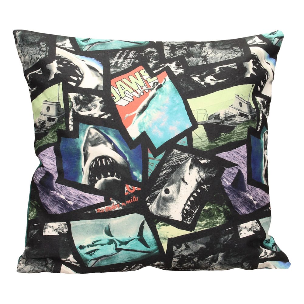 Jaws oreiller Poster Collage 45 cm