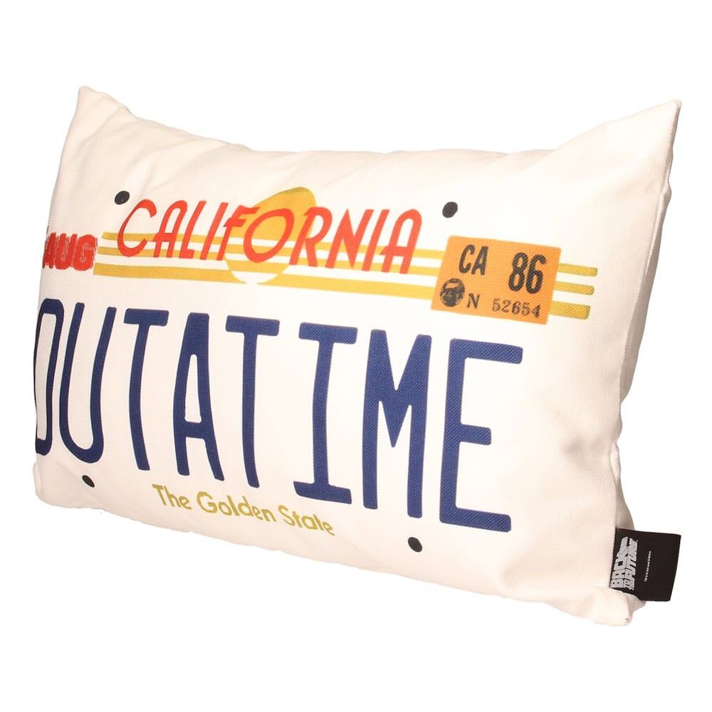 Retour vers le Futur oreiller Out a Time 50 x 30 cm