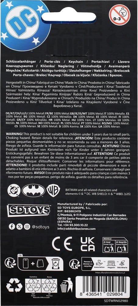 Batman porte-clés métal Logo