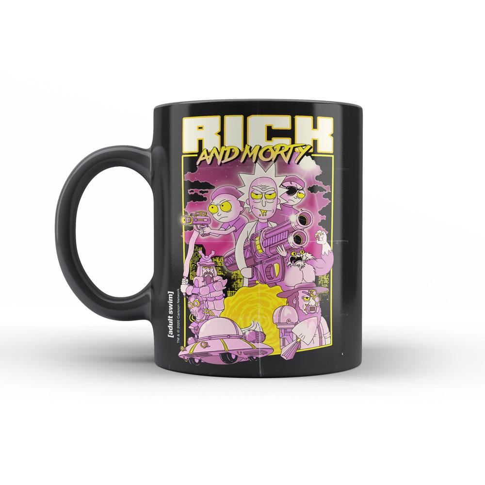 Rick & Morty mug Retro Poster