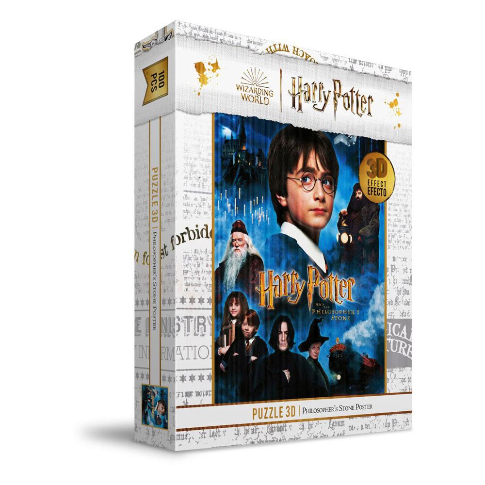Harry Potter Puzzle effet 3D Philosopher's Stone Poster (100 pièces )