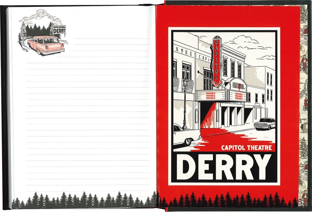Ça: Welcome to Derry Carnet Lumineux & Porte-clés en Métal Coffret Cadeau 21 cm