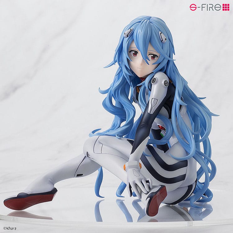 Rebuild of Evangelion statuette PVC 1/7 Rei Ayanami Long Hair Ver. 11 cm