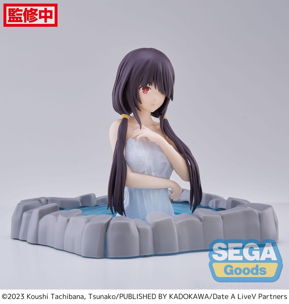 Date A Live V statuette PVC Thermae Utopia Kurumi Tokisaki Pigtails 10 cm
