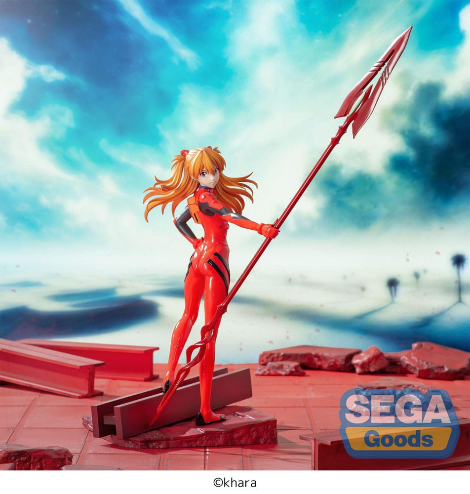 Evangelion: 3.0+1.0 Thrice Upon a Time statuette Luminasta PVC Asuka Shikinami Langley x Spear of Longinus 20 cm