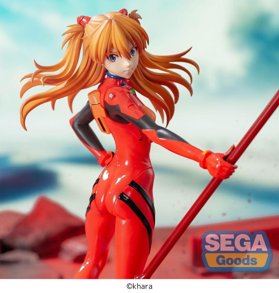 Evangelion: 3.0+1.0 Thrice Upon a Time statuette Luminasta PVC Asuka Shikinami Langley x Spear of Longinus 20 cm