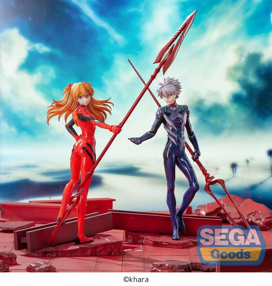 Evangelion: 3.0+1.0 Thrice Upon a Time statuette Luminasta PVC Asuka Shikinami Langley x Spear of Longinus 20 cm