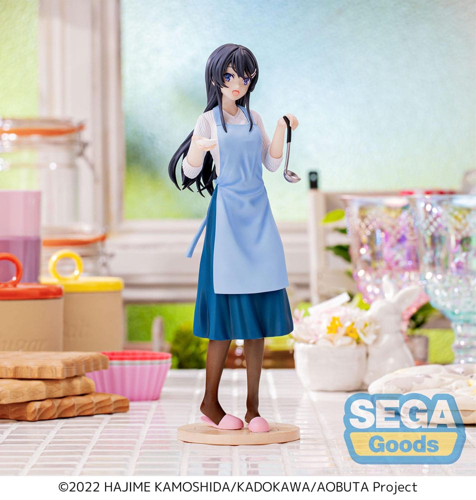Rascal Does Not Dream of Bunny Girl Senpai statuette Luminasta PVC Mai Sakurajima Apron 14 cm