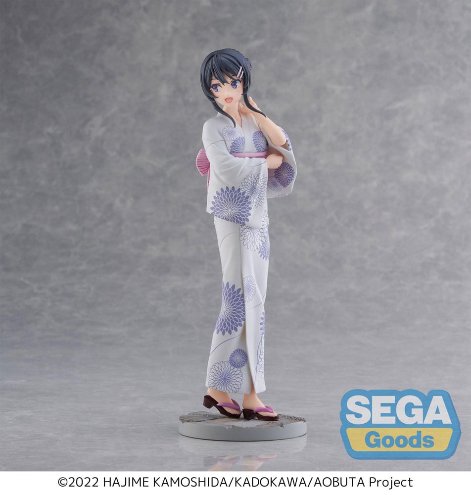 Rascal Does Not Dream of Bunny Girl Senpai statuette Luminasta PVC Mai Sakurajima Yukata 22 cm