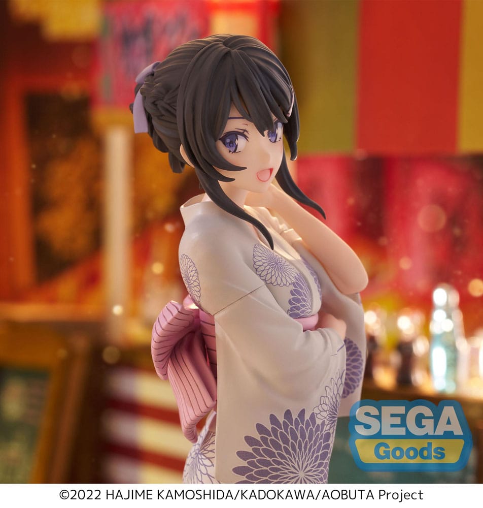 Rascal Does Not Dream of Bunny Girl Senpai statuette Luminasta PVC Mai Sakurajima Yukata 22 cm