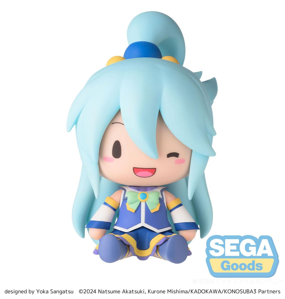 Konosuba God´s blessing on this wonderful world! 3 figurine Fuwa Petit Chibi Aqua 10 cm