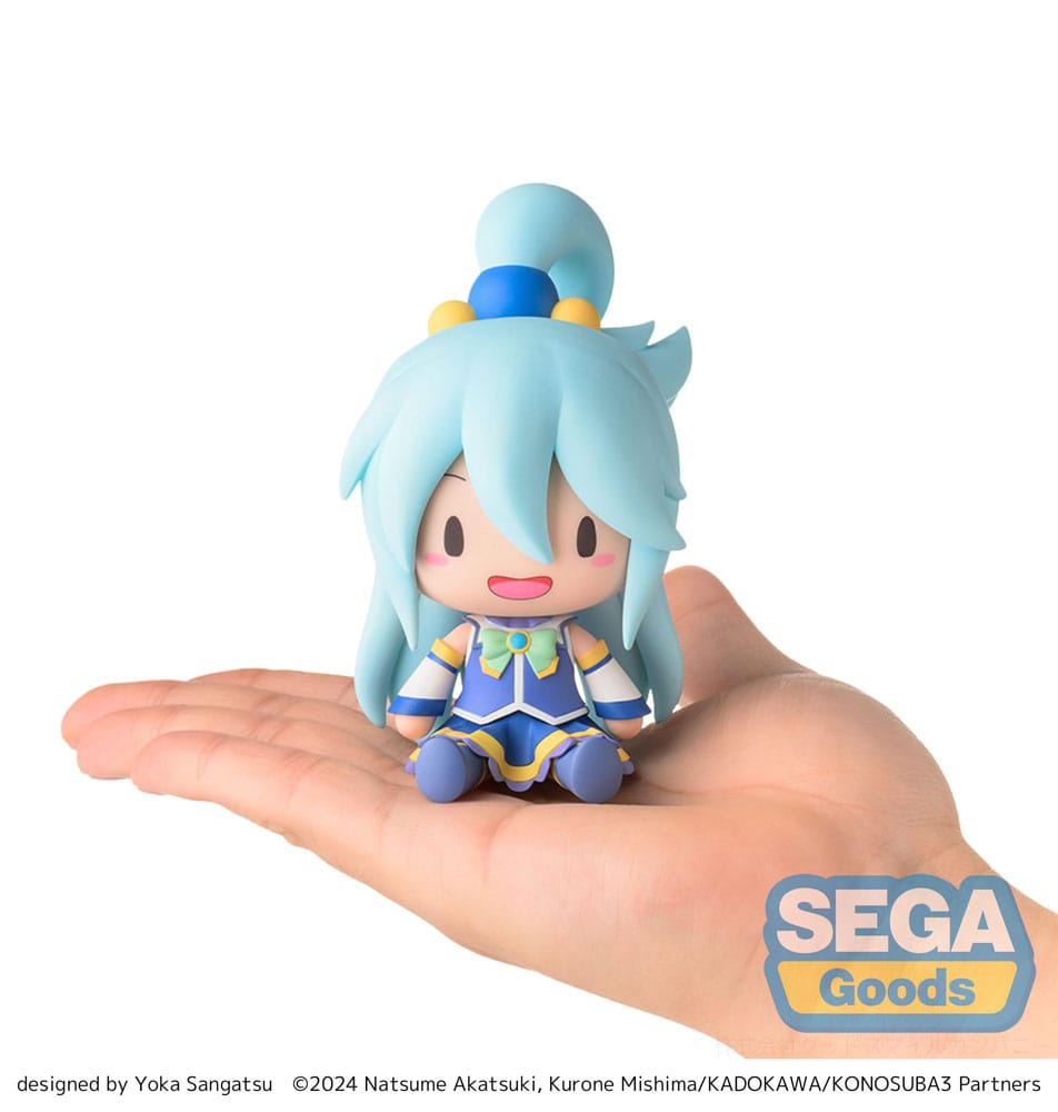 Konosuba God´s blessing on this wonderful world! 3 figurine Fuwa Petit Chibi Aqua 10 cm