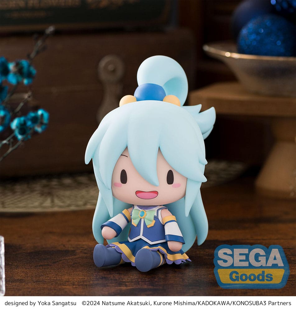 Konosuba God´s blessing on this wonderful world! 3 figurine Fuwa Petit Chibi Aqua 10 cm