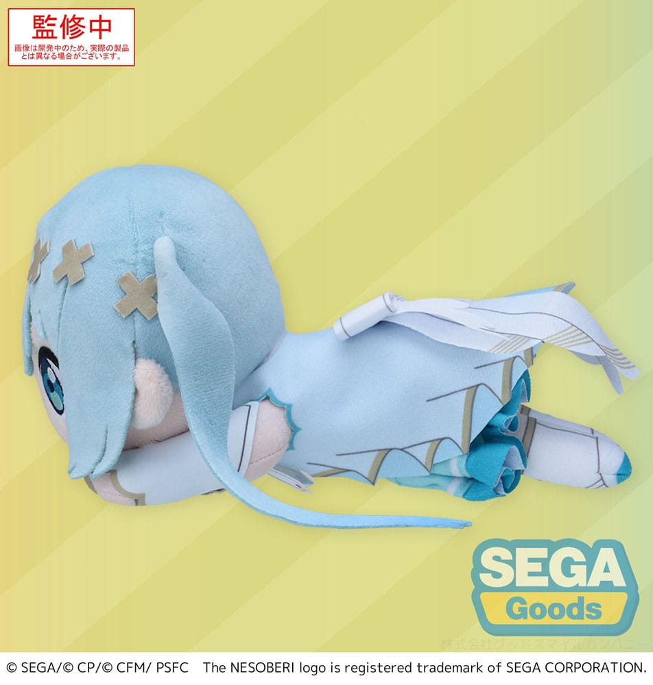 COLORFUL STAGE! The Movie: A Miku Who Can't Sing peluche Nesoberi Lay-Down Hatsune Miku Unshuttered Sekai 16 cm