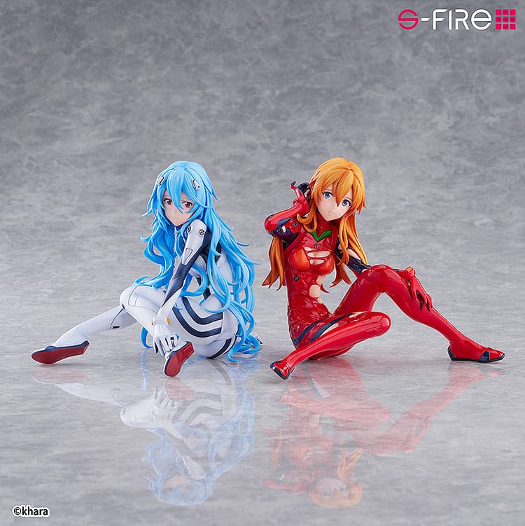 Rebuild of Evangelion statuette S-Fire PVC 1/7 Asuka Langley 12 cm