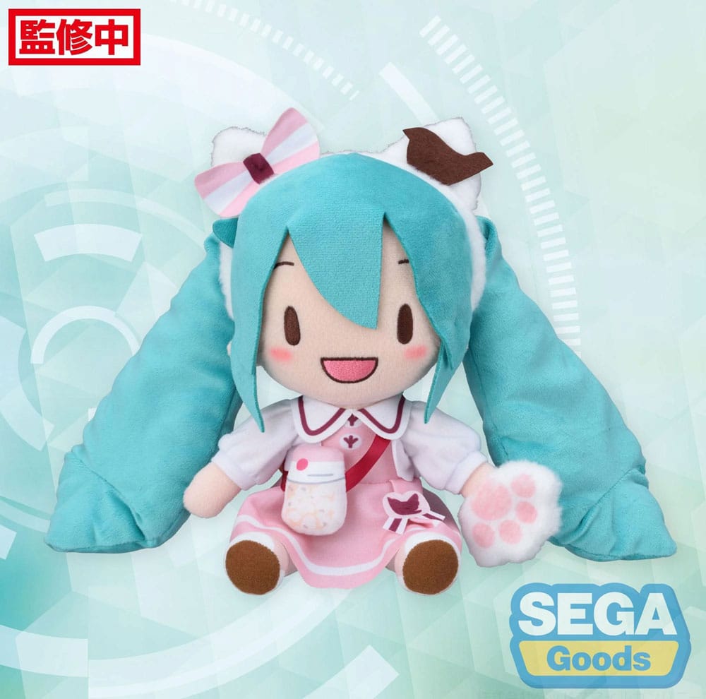 Character Vocal Series 01: Hatsune Miku peluche Fuwa Petit Hatsune Miku Theme Park Ver. M 25 cm