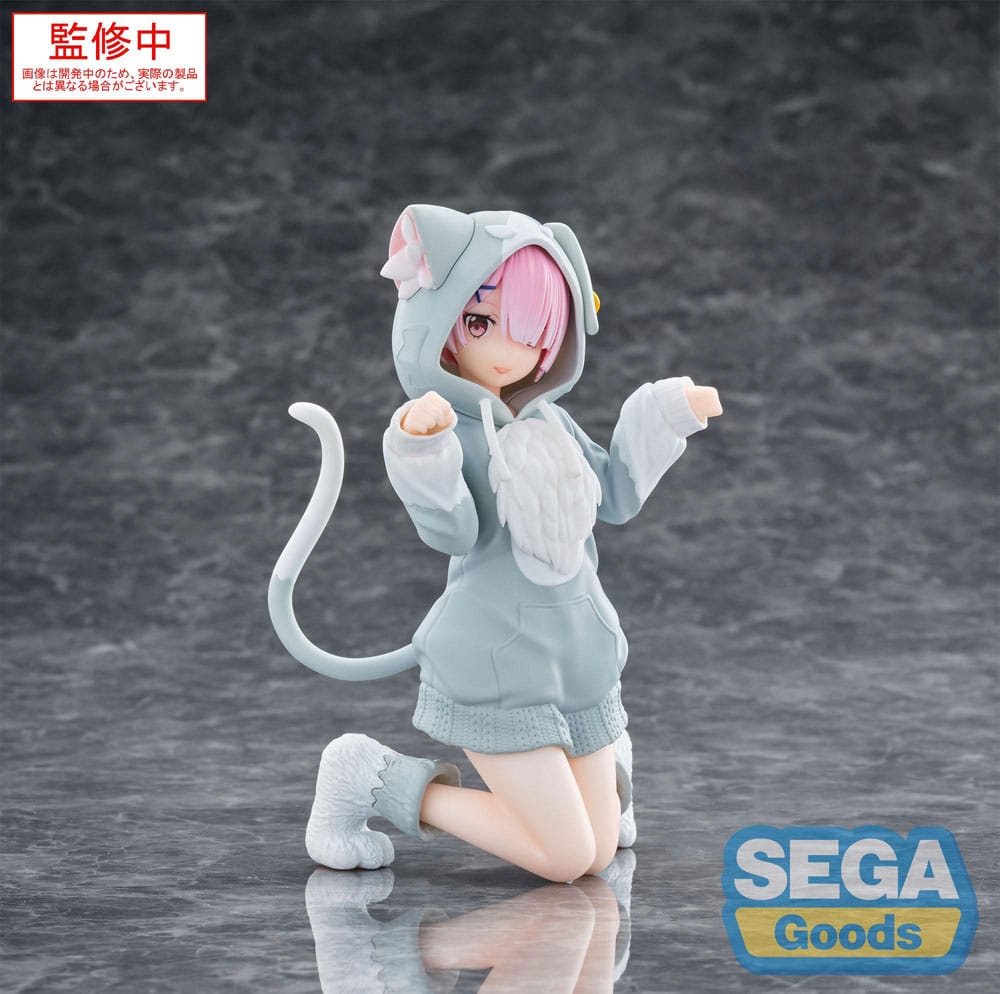 Re:Zero Starting Life in Another World statuette PVC Yumemirize Ram Mofumofu Pack 11 cm