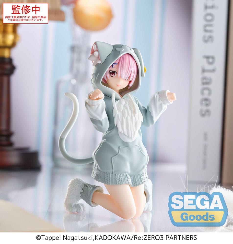 Re:Zero Starting Life in Another World statuette PVC Yumemirize Ram Mofumofu Pack 11 cm