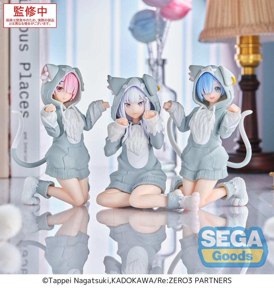 Re:Zero Starting Life in Another World statuette PVC Yumemirize Ram Mofumofu Pack 11 cm