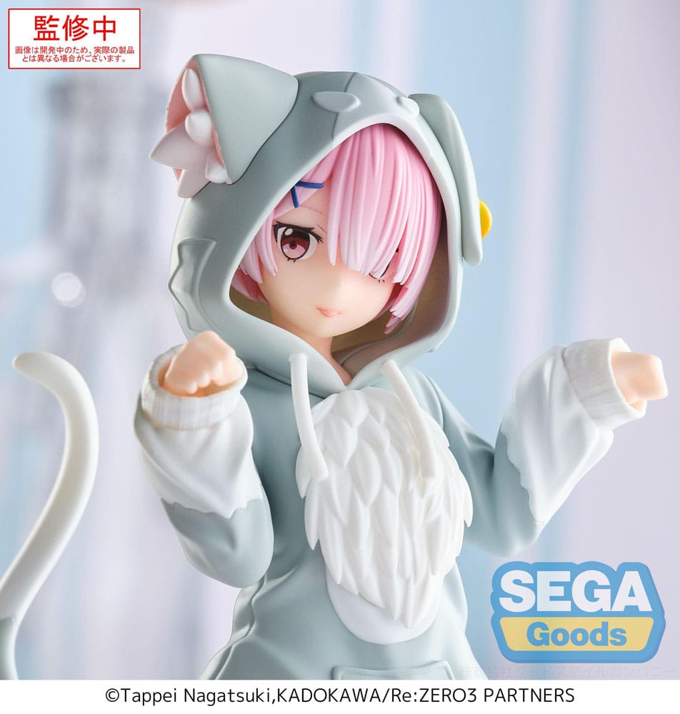 Re:Zero Starting Life in Another World statuette PVC Yumemirize Ram Mofumofu Pack 11 cm