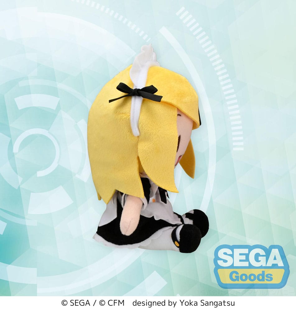 Hatsune Miku: Project DIVA Arcade Future Tone peluche Fuwa Petit Kagamine Rin Maid Ver. (EX) 16 cm