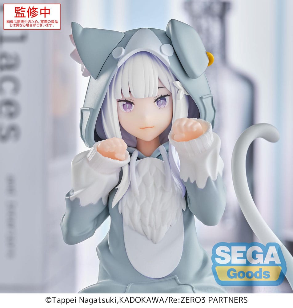 Re:Zero Starting Life in Another World statuette PVC Yumemirize Emilia Mofumofu Pack 11 cm
