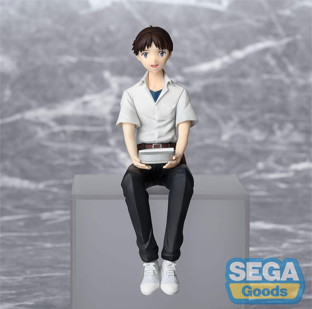 Rebuild of Evangelion statuette PVC PM Perching Shinji Ikari Evangelion New Theatrical Edition 14 cm