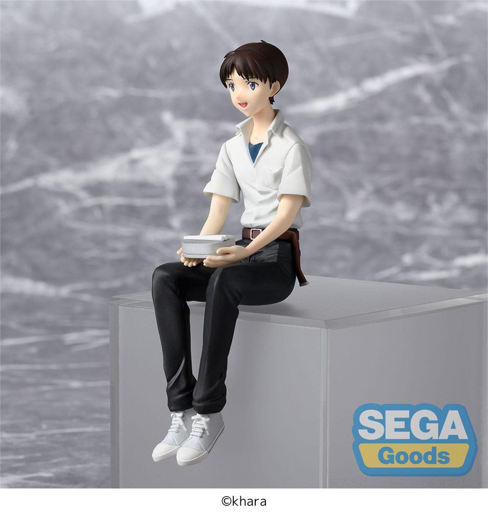 Rebuild of Evangelion statuette PVC PM Perching Shinji Ikari Evangelion New Theatrical Edition 14 cm