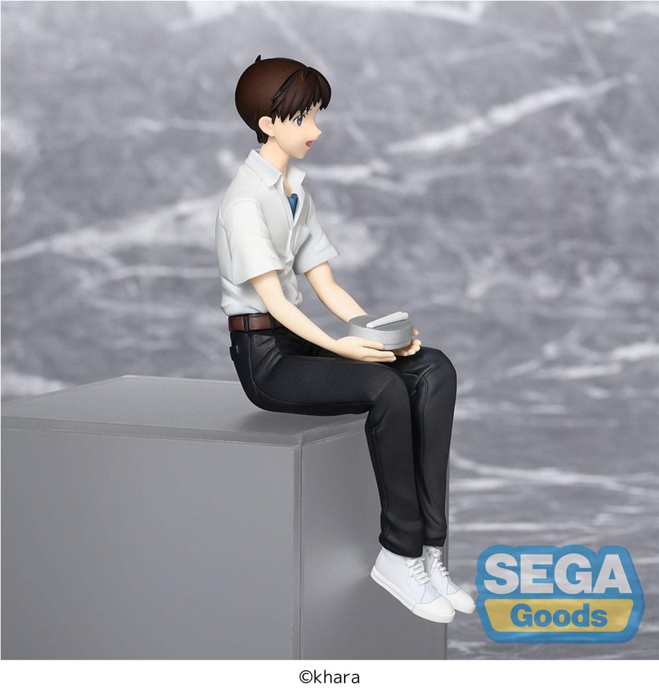Rebuild of Evangelion statuette PVC PM Perching Shinji Ikari Evangelion New Theatrical Edition 14 cm