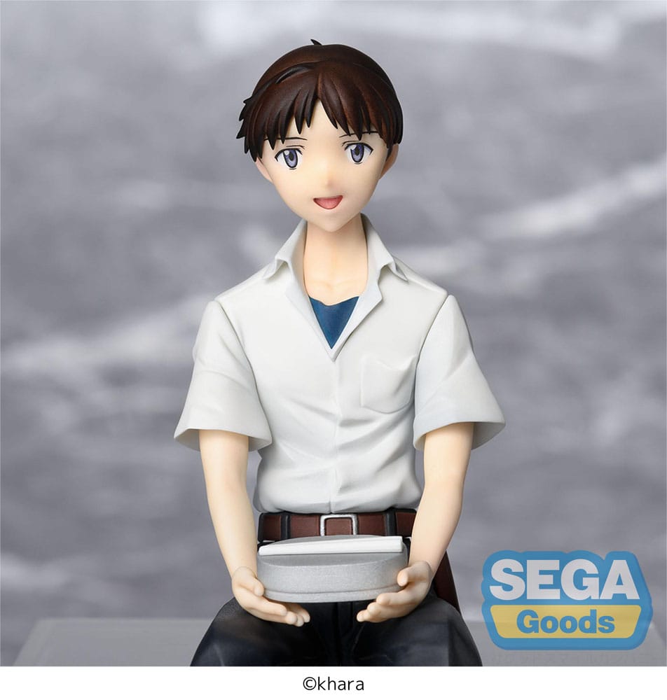 Rebuild of Evangelion statuette PVC PM Perching Shinji Ikari Evangelion New Theatrical Edition 14 cm