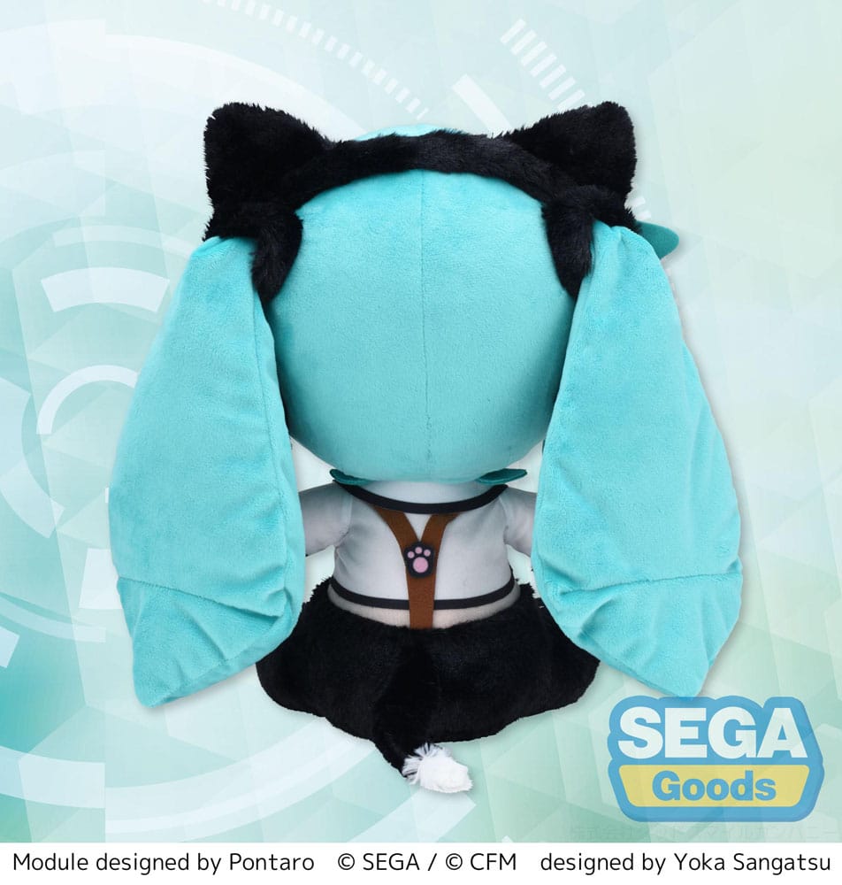 Hatsune Miku Project Diva Arcade Future Tone peluche Fuwa Petit Hatsune Miku Kitty Cat LL 30 cm