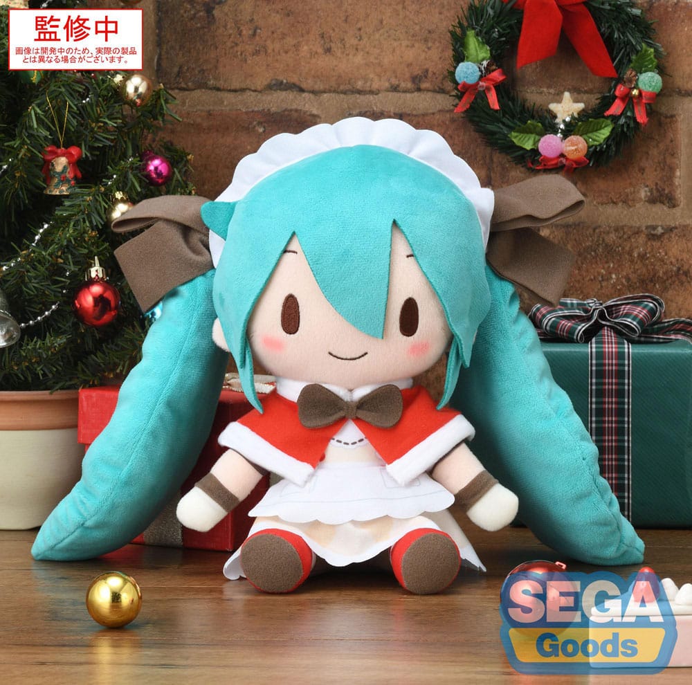 Character Vocal Series 01: Hatsune Miku peluche Fuwa Petit Hatsune Miku Christmas 2025 M 22 cm