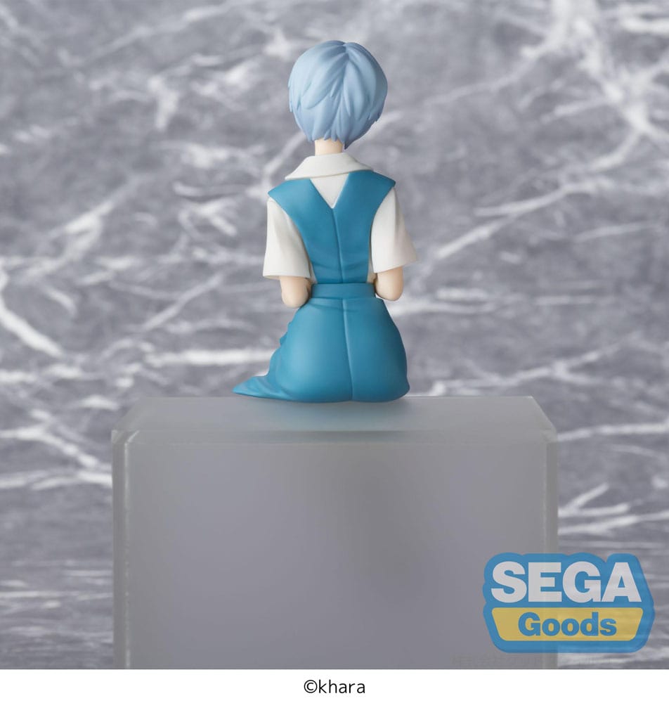 Rebuild of Evangelion statuette PVC PM Perching Rei Ayanami Evangelion New Theatrical Edition 14 cm
