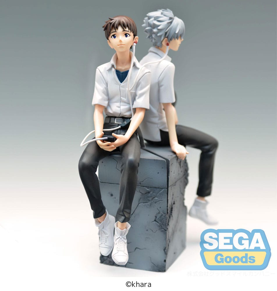 Rebuild of Evangelion statuette Luminasta PVC Shinji & Kaworu Evangelion: New Theatrical Edition Shinji Ver. 17 cm