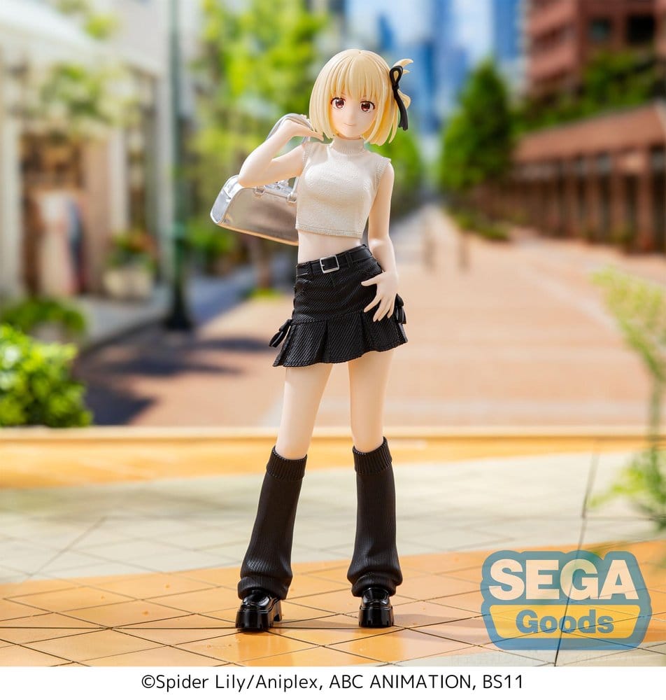 Lycoris Recoil High Premium Figure figurine PVC Chisato Nishikigi Street Snap 20 cm