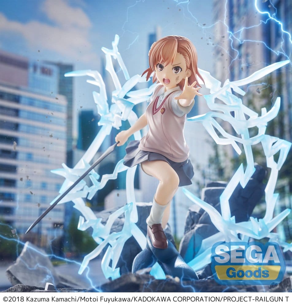 A Certain Scientific Railgun T FIGURIZMa figurine PVC Mikoto Misaka 23 cm